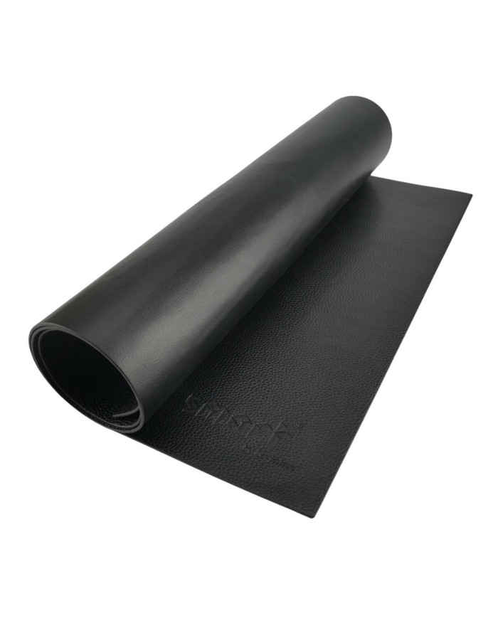 Mata skórzana Smart 80x40 cm dwustronna czarna