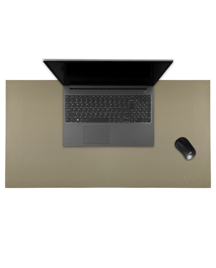 Mata skórzana Smart 80x40 cm dwustronna beżowa i oliwkowa