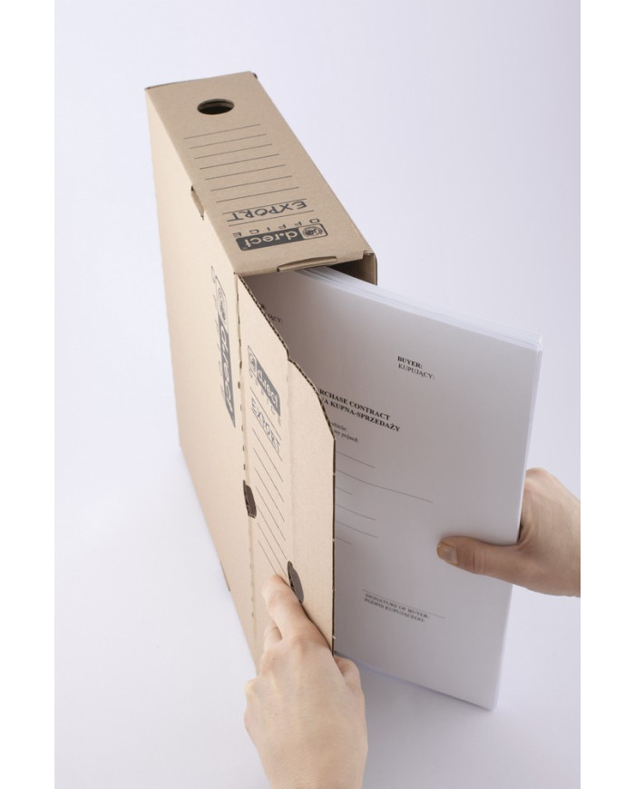 Pudło archiwizacyjne kartonowe DRECT 1080 A4 - biurowemax.pl