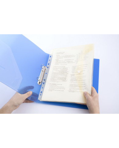 Segregator Drect 2200, 2-ringowy, niebieski, A4, 35 mm