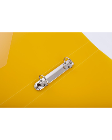 Segregator Drect 2200, 2-ringowy, PP transparentny żółty