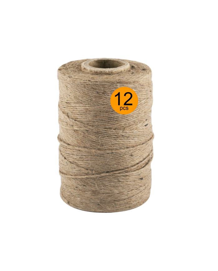 Sznurek jutowy 1,2 mm 250 m na szpuli 12 sztuk