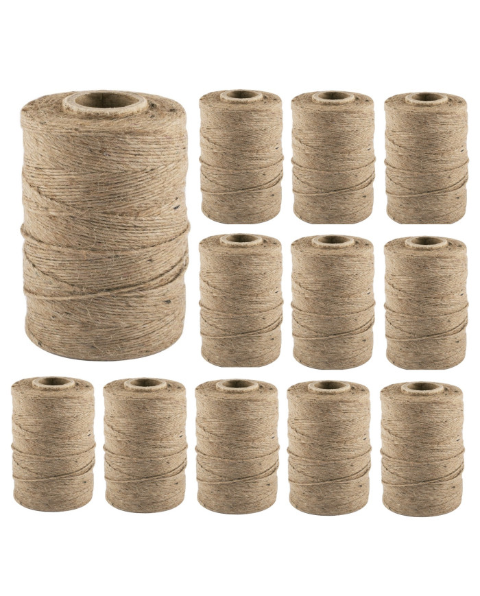 Sznurek jutowy 1,2 mm 250 m na szpuli 12 sztuk