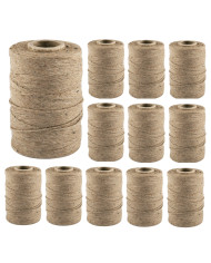 Sznurek jutowy 1,2 mm 250 m na szpuli 12 sztuk