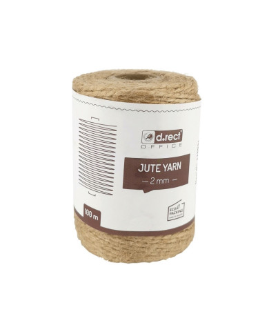 Sznurek jutowy 2 mm 100 m na szpuli - 12 sztuk