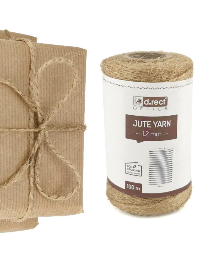 Sznurek jutowy 1,2 mm 100 m - naturalny sznurek do pakowania