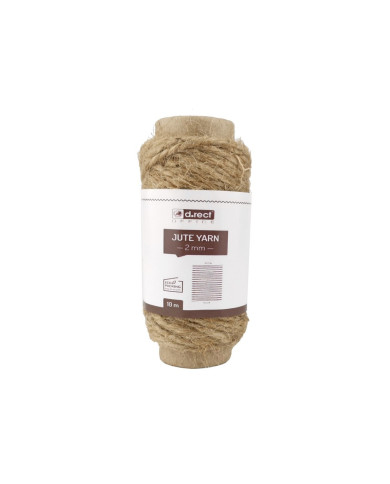 Sznurek jutowy 2 mm 10 m - naturalny, uniwersalny