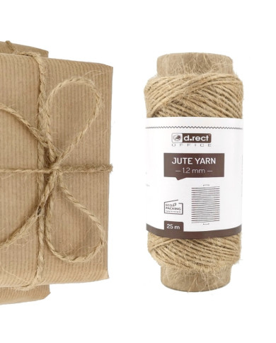 Sznurek jutowy 1,2 mm 25 m - naturalny sznurek do pakowania