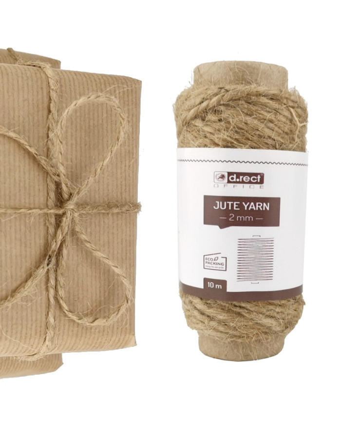 Sznurek jutowy 2 mm 10 m - naturalny, uniwersalny