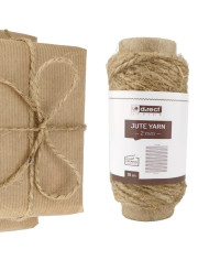 Sznurek jutowy 2 mm 10 m - naturalny, uniwersalny
