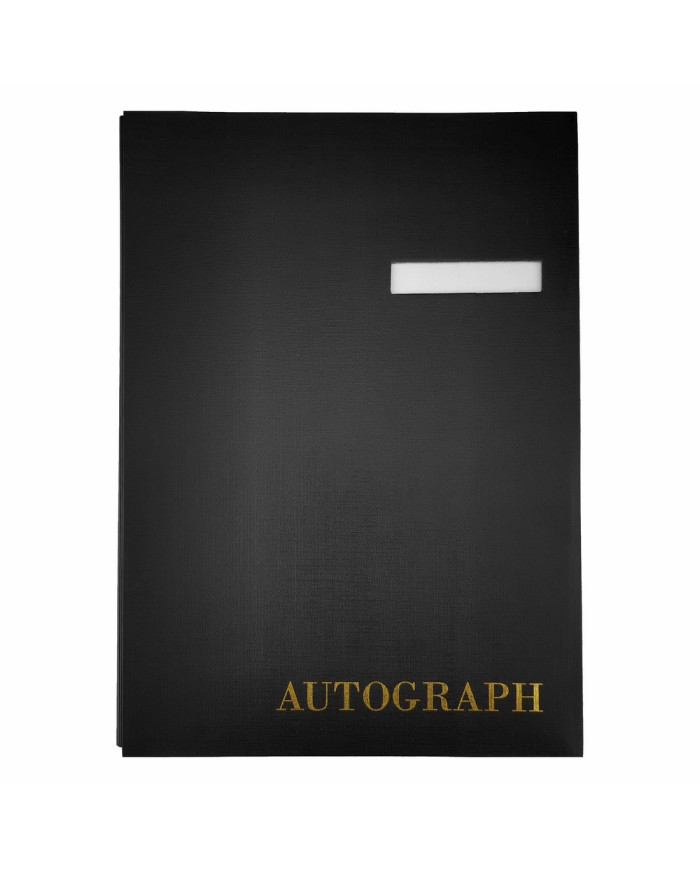TECZKA D.RECT DO PODPISU AUTOGRAPH 10 PRZEKŁADEK CZARNA