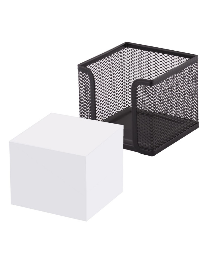 Pojemnik na karteczki 95x95x80 czarny z karteczkami
