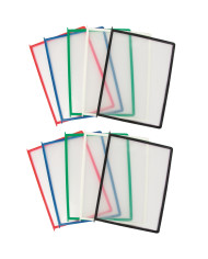 Panele prezentacyjne, ramki A4 LEVIATAN mix kolor zestaw 2x5 szt mocne, trwałe