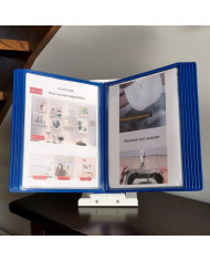 UCHWYT STOJĄCY NA PANELE LEVIATAN + 10 PANELI PREZENTACYJNYCH NIEBIESKICH