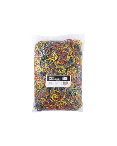 Gumka recepturka 1.5x1.5mm, śr. 25 mm, 1000g mix kolorów