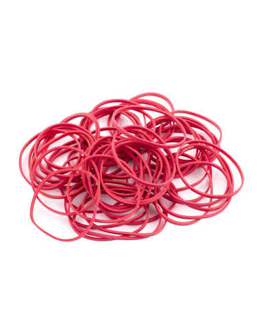 Gumka recepturka 1.5x3mm, śr. 60 mm, 1000g czerwona