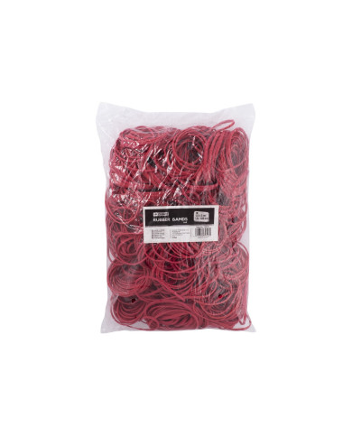 Gumka recepturka 1.5x3mm, śr. 60 mm, 1000g czerwona