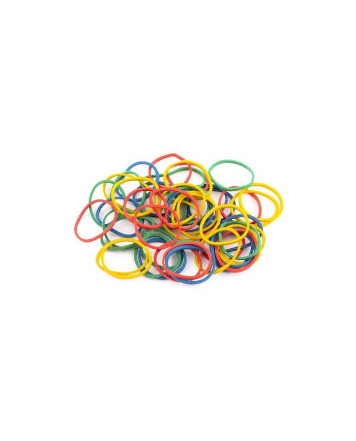 Gumka recepturka 1,5x1,5 mm 25 mm 100g mix kolorów