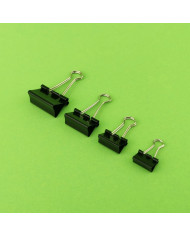 BINDER KLIP D.RECT 15/19/25/32mm zestaw 48 sztuk
