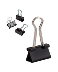 BINDER KLIP D.RECT 19mm zestaw 144 sztuk - biurowemax.pl