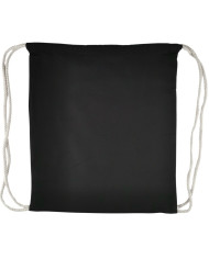 Plecak bawełniany 250g 360x440 czarny - biurowemax.pl