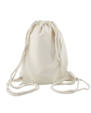 Plecak bawełniany 140g 360x440 naturalny - biurowemax.pl