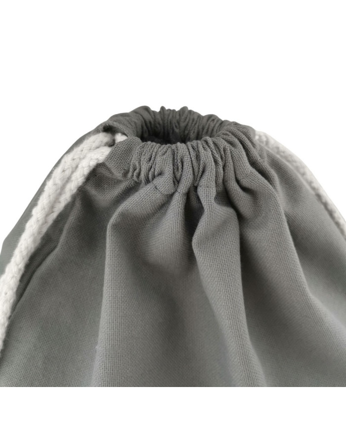 Plecak bawełniany 250g 360x440 szary - biurowemax.pl