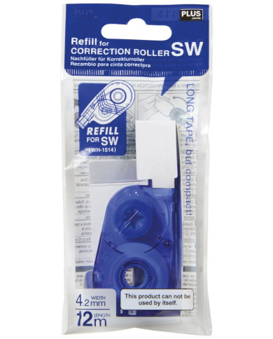 Korektor w taśmie PLUS WH1514 4,2mm x 12m - biurowemax.pl