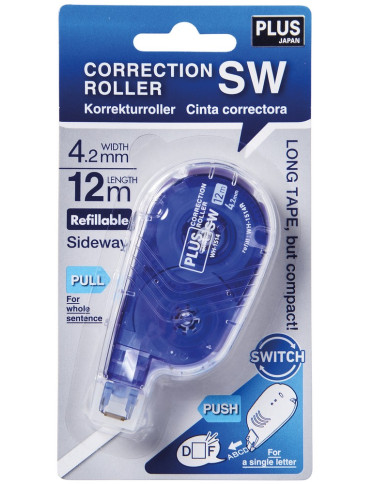 Korektor w taśmie PLUS WH1514 4,2mm x 12m - biurowemax.pl