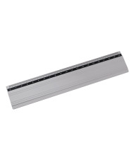 Linijka aluminiowa D.Rect 20 cm z antypoślizgowym paskiem
