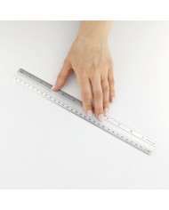 Linijka aluminiowa D.Rect 30 cm - precyzyjne pomiary
