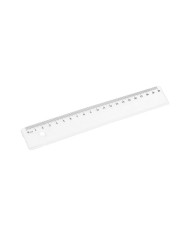 Linijka plastikowa D.RECT 20 cm, 24 sztuki - biurowemax.pl