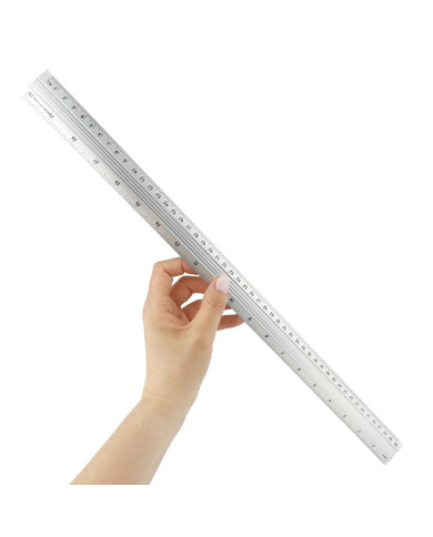 Linijka aluminiowa D.Rect 50 cm - precyzyjne pomiary