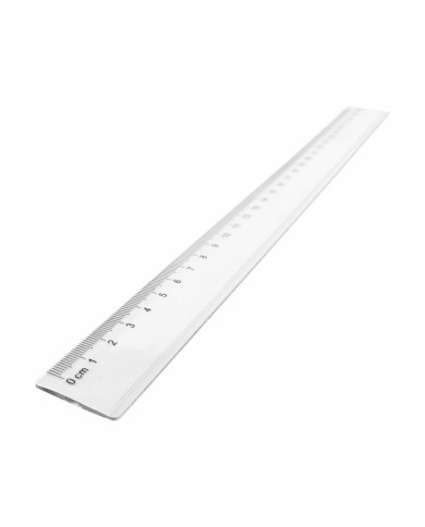 Linijka plastikowa D.RECT 30 cm, 24 sztuki - biurowemax.pl