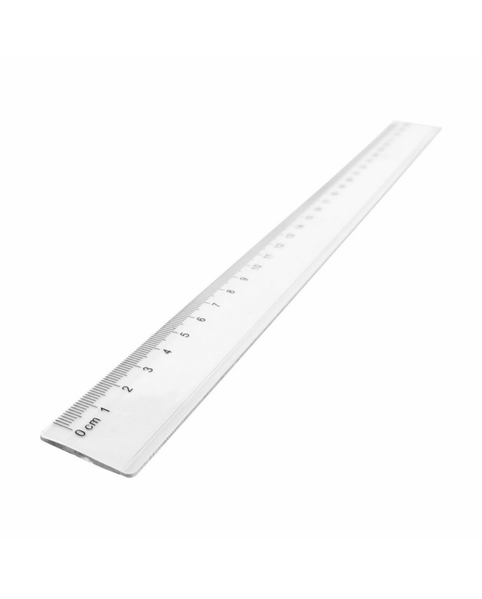 Linijka plastikowa D.RECT 30 cm, 24 sztuki - biurowemax.pl