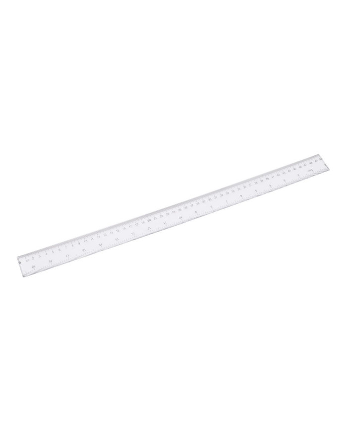 Linijka plastikowa D.RECT 50 cm, zestaw 15 sztuk