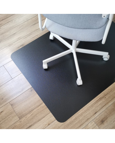 Mata pod krzesło Leviatan 1200x900mm czarna - biurowemax.pl