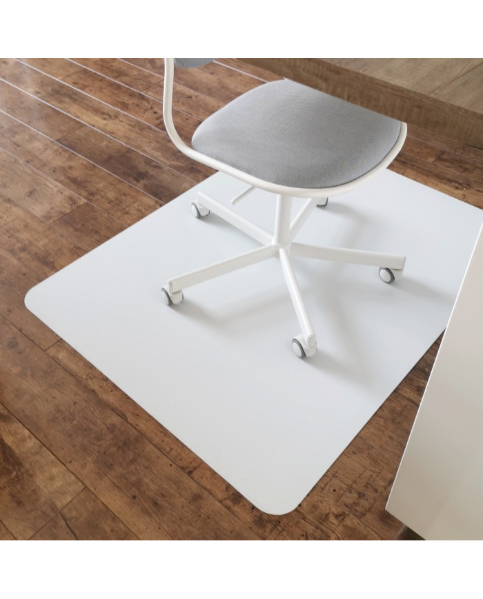 Mata pod krzesło Leviatan 1200x900mm biała - biurowemax.pl