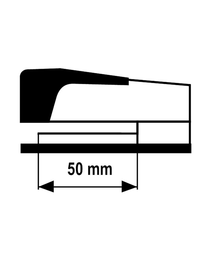 Zszywacz biurowy D.Rect 0315A czarny | Metalowy zszywacz do 30 kartek
