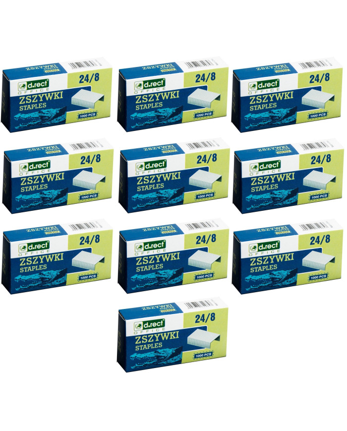 ZSZYWKI D.RECT 24/8 1000 szt. - biurowemax.pl