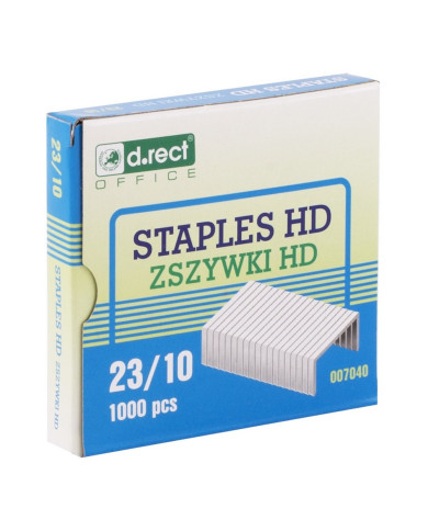 ZSZYWKI D.RECT HD 23/10 a'1000 do ciężkich zszywaczy