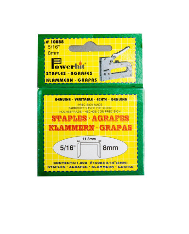 Zszywki tapicerskie 8mm, 1000 szt. - biurowemax.pl