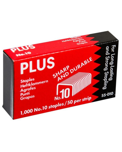 ZSZYWKI PLUS 10mm ostrzone 1000 szt. - biurowemax.pl