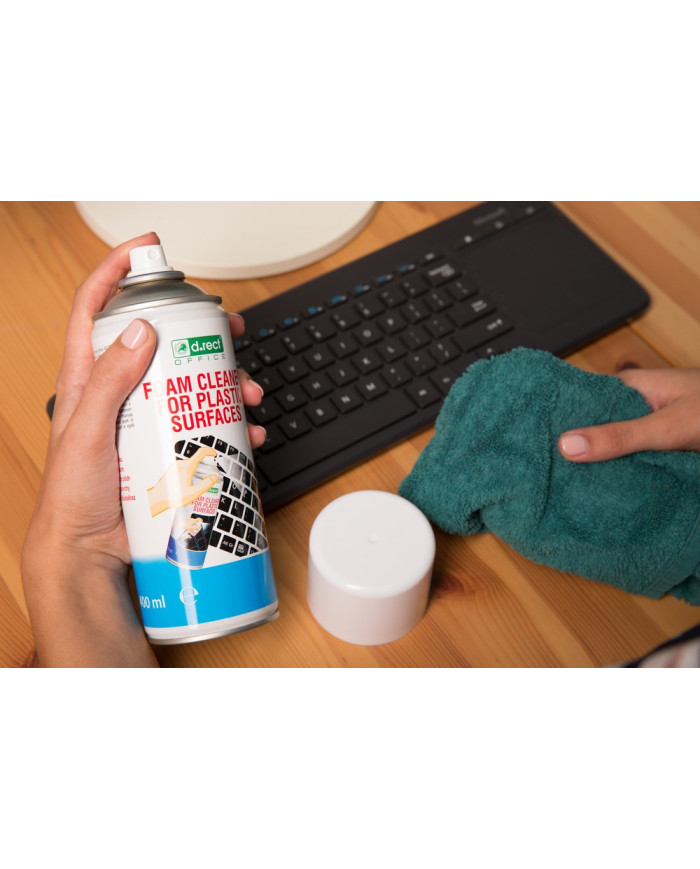 Pianka czyszcząca do plastiku D.RECT 400ml - biurowemax.pl